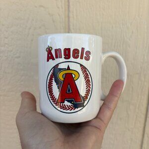Vintage Anaheim Angels Coffee Mug White Official Licensed MLB Baseball Papel